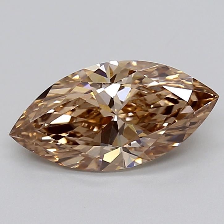 2.04 Ct. Light  Brown Marquise Lab Grown Diamond