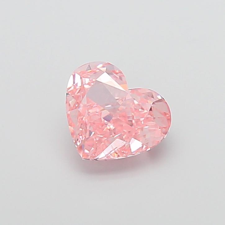 2.81 Ct. Fancy Intense  Pink Heart Lab Grown Diamond