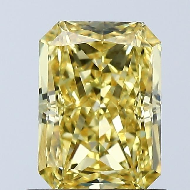 1.06 Ct. Fancy Vivid Yellow Radiant Lab Grown Diamond