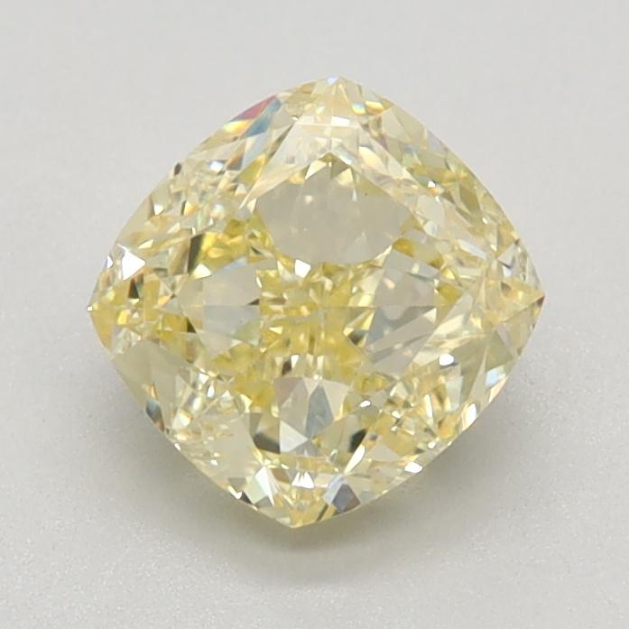 1.10 Ct. Fancy Yellow Cushion Lab Grown Diamond