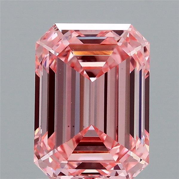 2.00 Ct. Fancy Vivid Pink Emerald Lab Grown Diamond