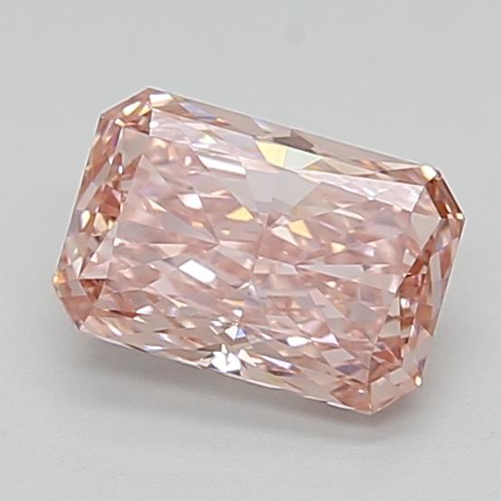 1.36 Ct. Fancy Vivid  Pink Radiant Lab Grown Diamond