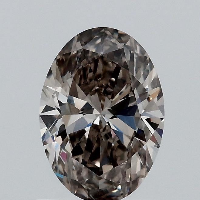 0.97 Ct. Fancy Vivid Blue Oval Lab Grown Diamond