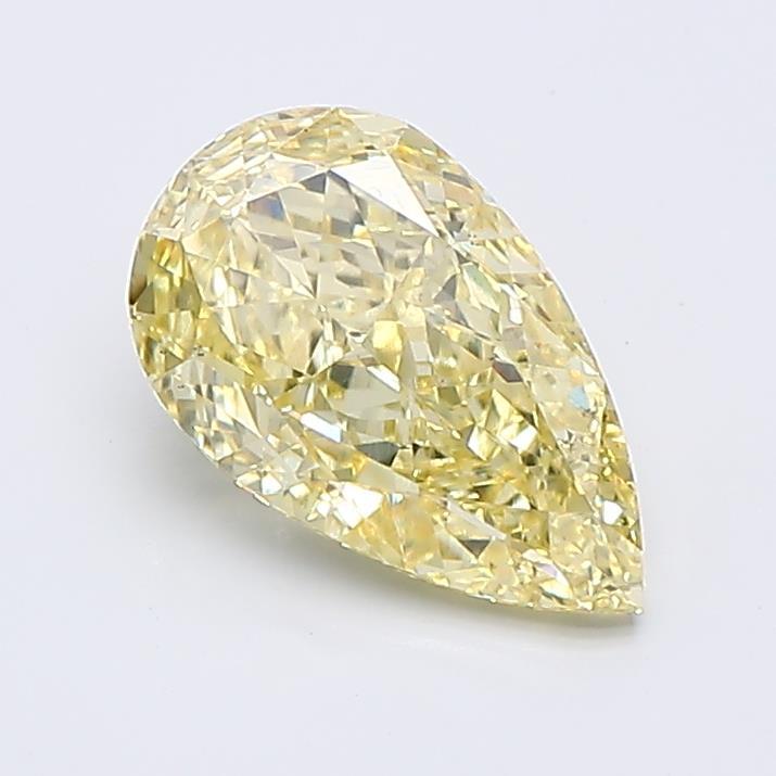 1.64 Ct. Fancy Intense Yellow Pear Lab Grown Diamond