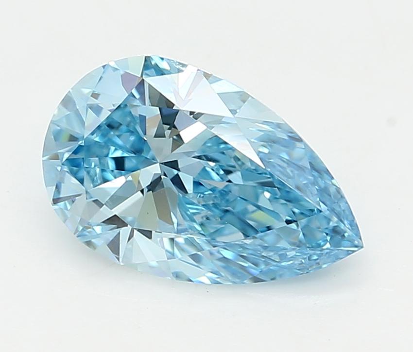 2.01 Ct. Fancy Vivid  Blue Pear Lab Grown Diamond