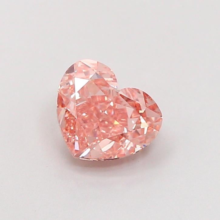 1.23 Ct. Fancy Intense Brownish Pink Heart Lab Grown Diamond