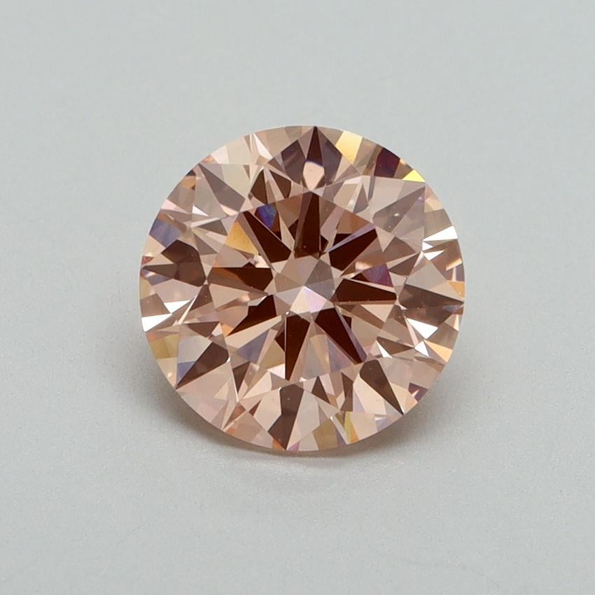 1.59 Ct. Fancy Intense Pink Round Lab Grown Diamond