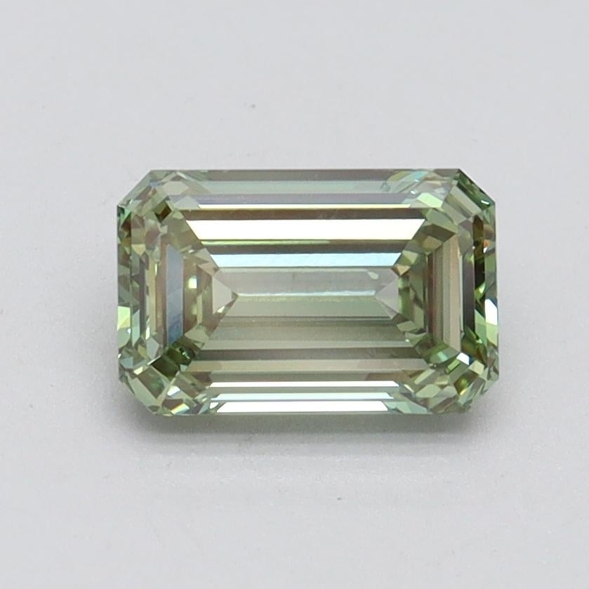 1.08 Ct. Fancy Intense Green Emerald Lab Grown Diamond