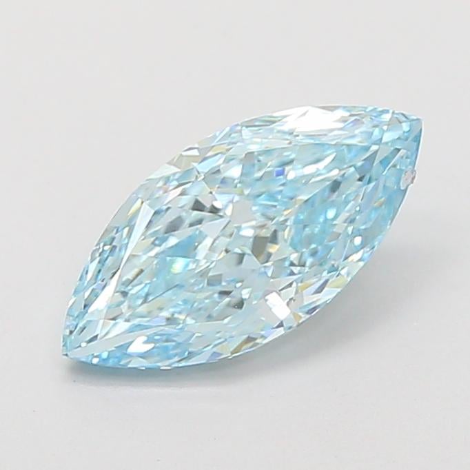 1.18 Ct. Fancy Intense  Blue Marquise Lab Grown Diamond