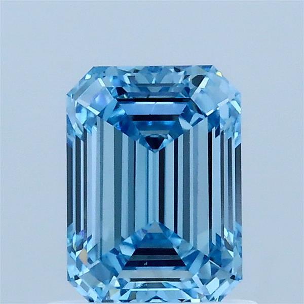 1.01 Ct. Fancy Vivid Blue Emerald Lab Grown Diamond