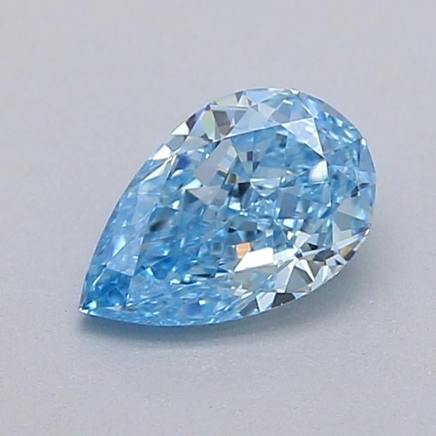0.31 Ct. Fancy Vivid  Blue Pear Lab Grown Diamond