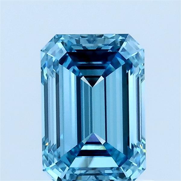 1.10 Ct. Fancy Blue Emerald Lab Grown Diamond