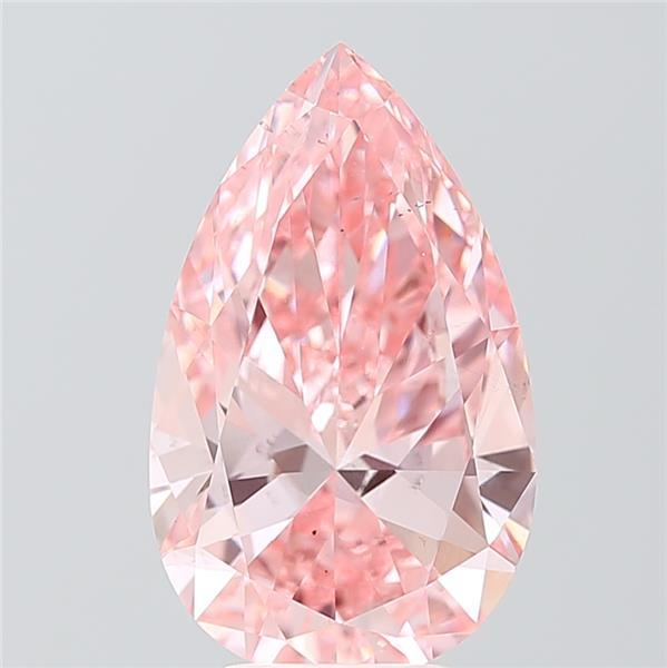 5.00 Ct. Fancy Vivid Pink Pear Lab Grown Diamond