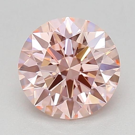 0.50 Ct. Fancy Intense Pink Round Lab Grown Diamond