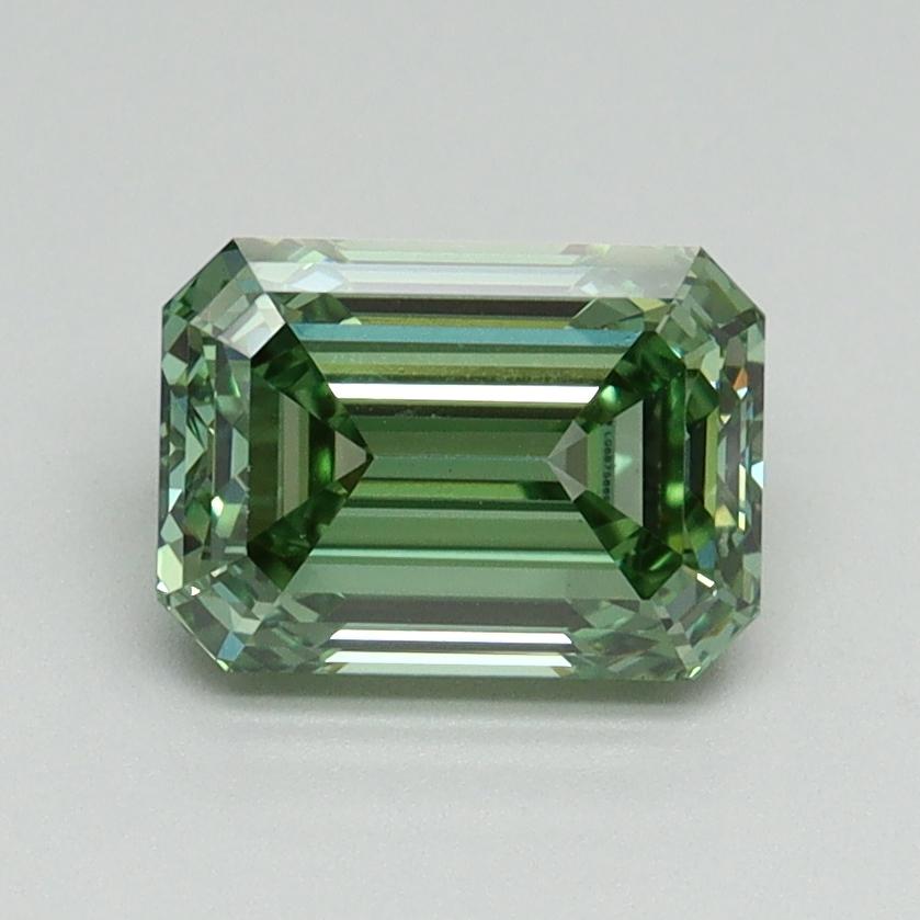 1.50 Ct. Fancy Vivid Green Emerald Lab Grown Diamond