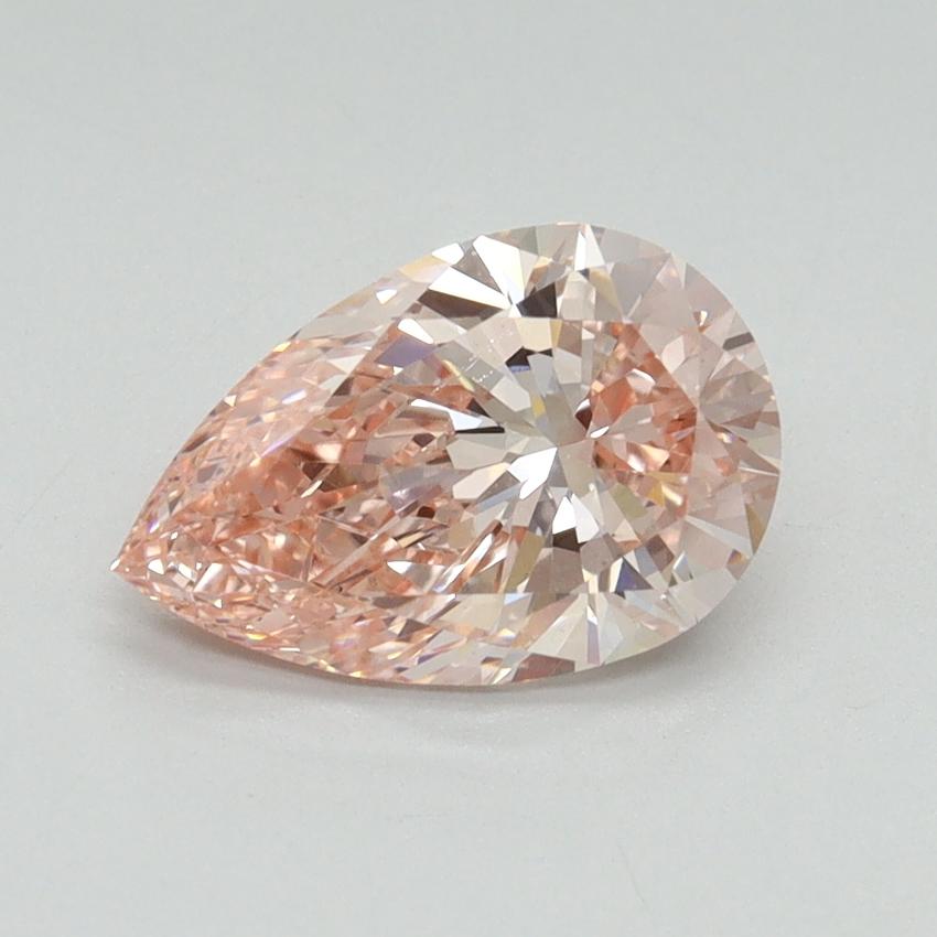 1.54 Ct. Fancy Intense Pink Pear Lab Grown Diamond