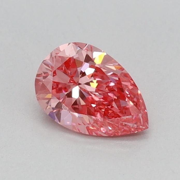 0.36 Ct. Fancy Vivid Pink Pear Lab Grown Diamond