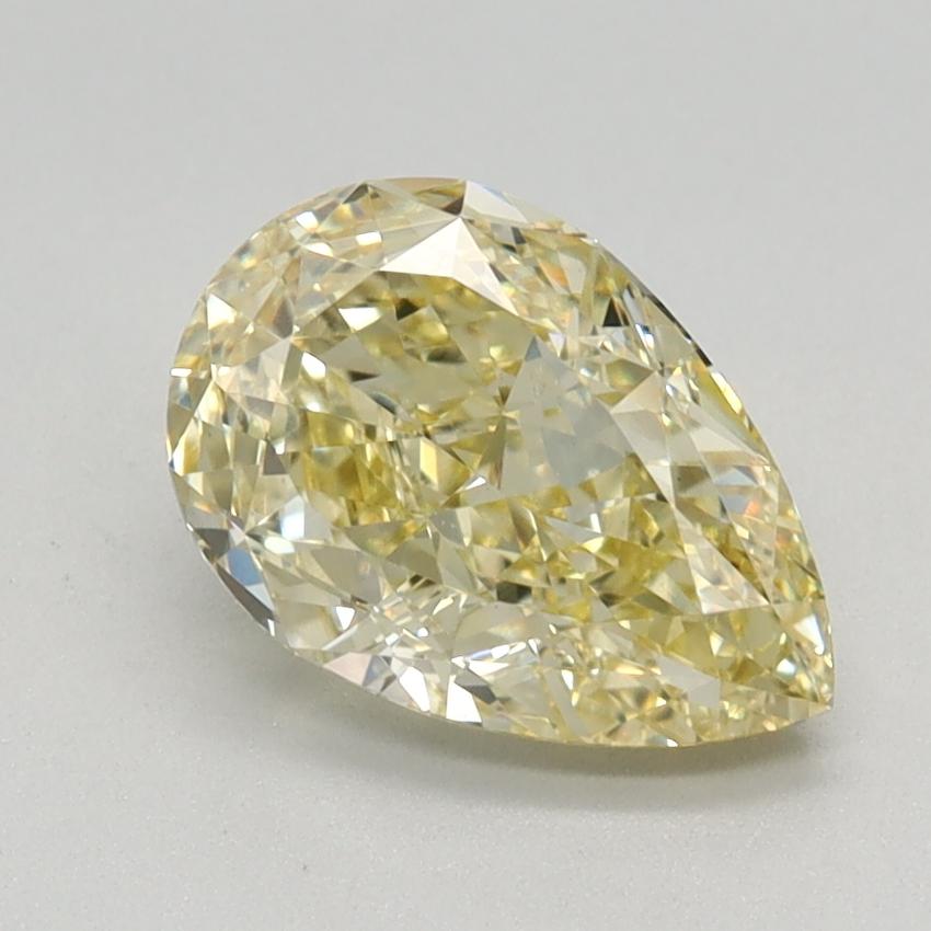 1.39 Ct. Fancy Intense Yellow Pear Lab Grown Diamond