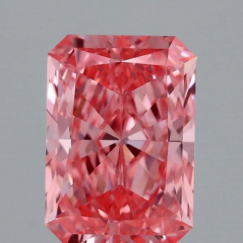 2.04 Ct. Fancy Vivid Pink Radiant Lab Grown Diamond