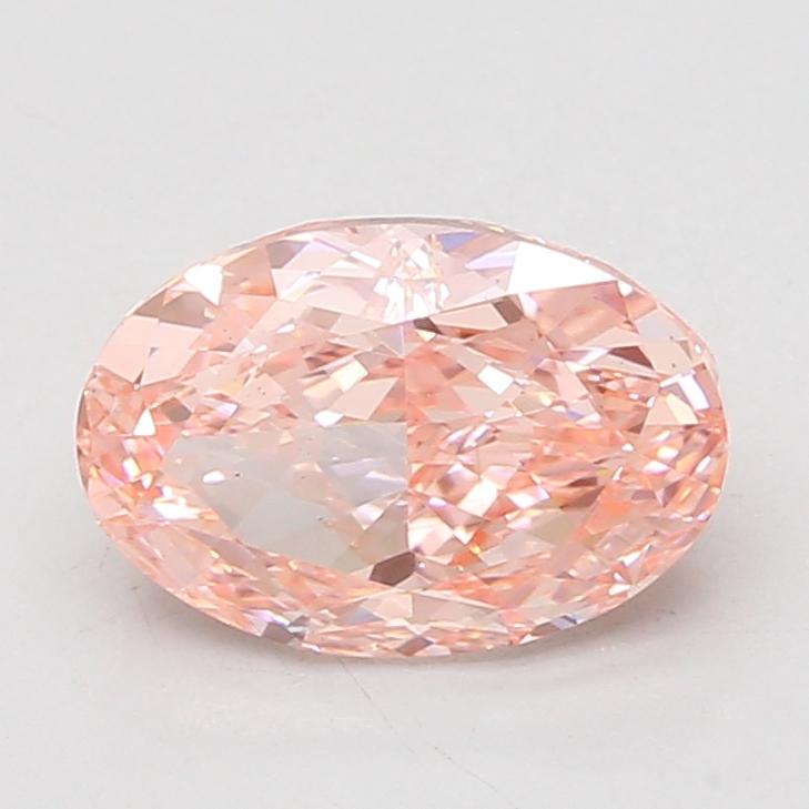2.50 Ct. Fancy Vivid Pink Oval Lab Grown Diamond