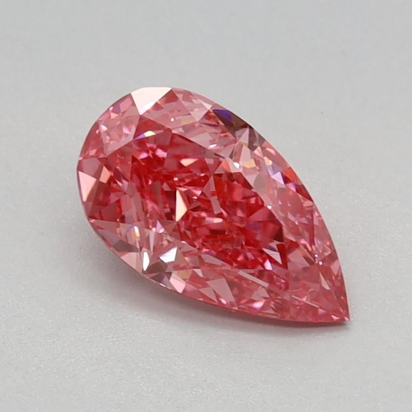 0.73 Ct. Fancy Vivid Pink Pear Lab Grown Diamond