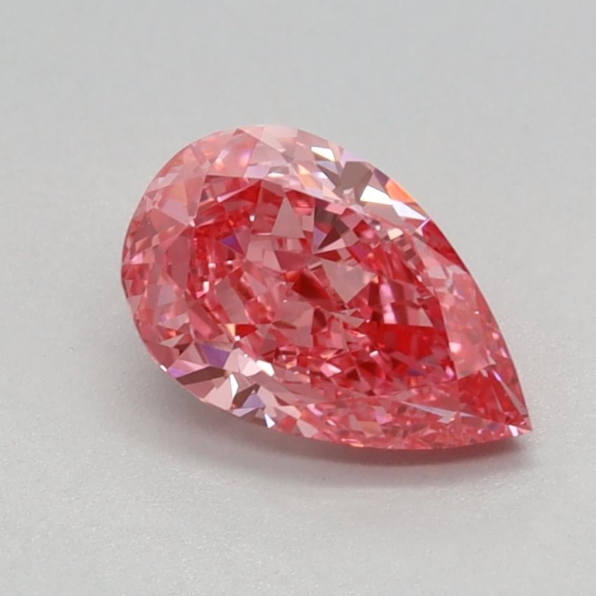 0.85 Ct. Fancy Vivid Pink Pear Lab Grown Diamond