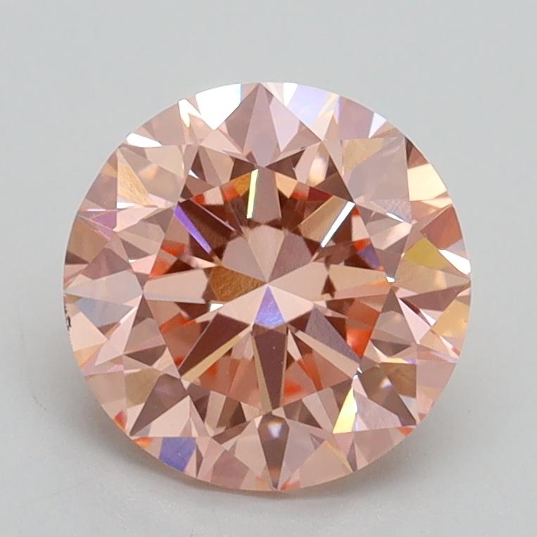 1.80 Ct. Fancy Intense Pink Round Lab Grown Diamond