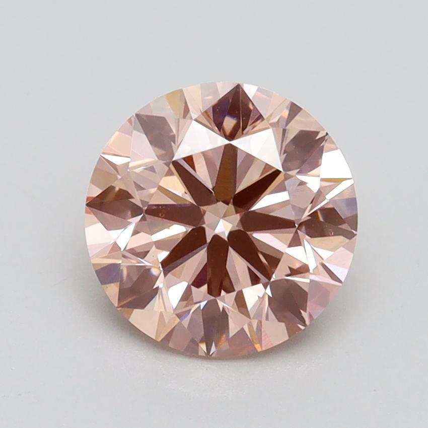 1.70 Ct. Fancy Intense Pink Round Lab Grown Diamond