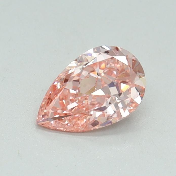 0.45 Ct. Fancy Vivid Pink Pear Lab Grown Diamond