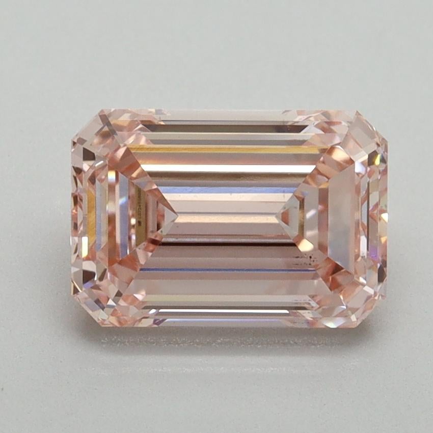 2.15 Ct. Fancy Vivid Pink Emerald Lab Grown Diamond