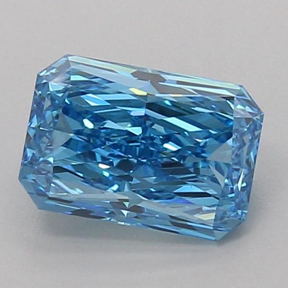 1.59 Ct. Fancy Vivid Blue Radiant Lab Grown Diamond