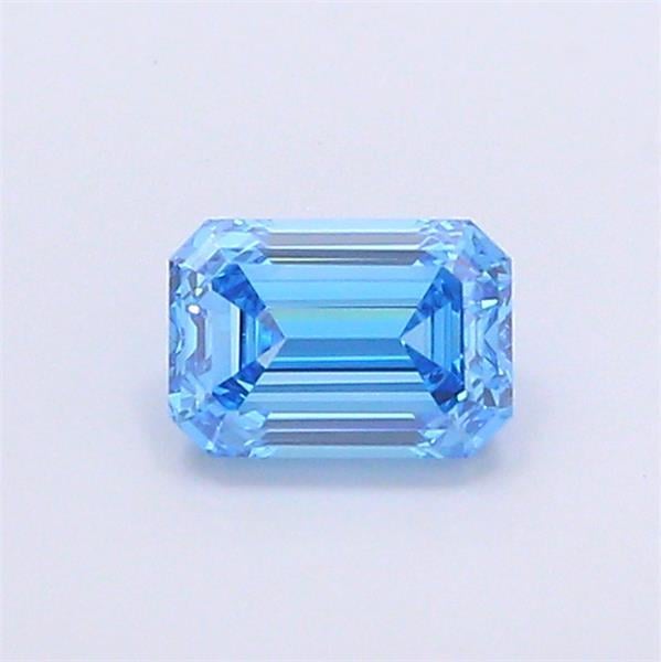 1.02 Ct. Fancy Vivid Blue Emerald Lab Grown Diamond