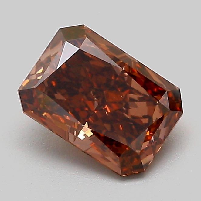 1.09 Ct. Fancy  Brown Radiant Lab Grown Diamond