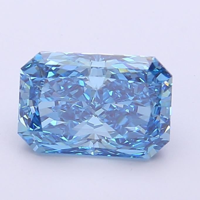 2.09 Ct. Fancy Vivid Blue Radiant Lab Grown Diamond