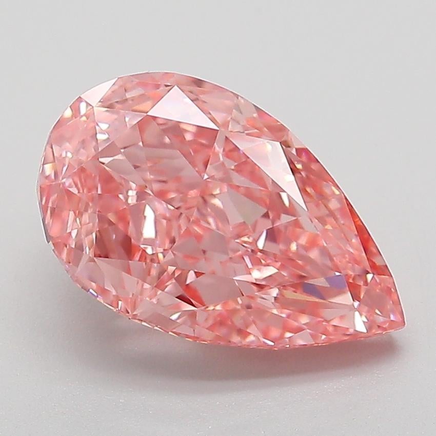 3.09 Ct. Fancy Pink Pear Lab Grown Diamond
