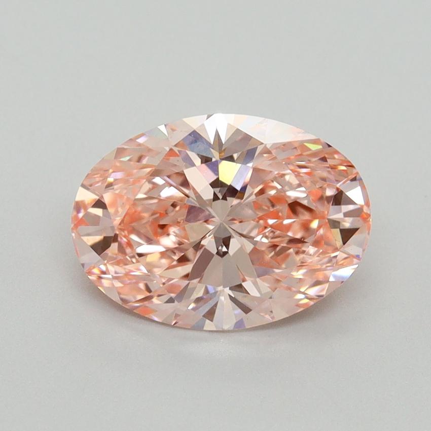 2.08 Ct. Fancy Vivid Pink Oval Lab Grown Diamond