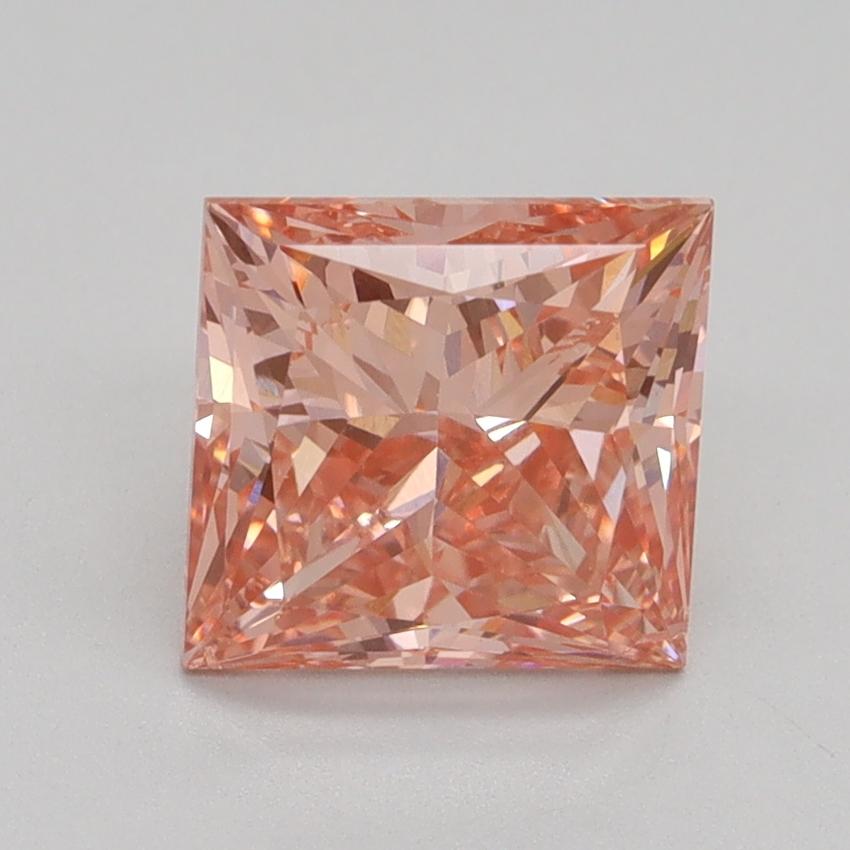 2.00 Ct. Fancy Intense Pink Princess Lab Grown Diamond