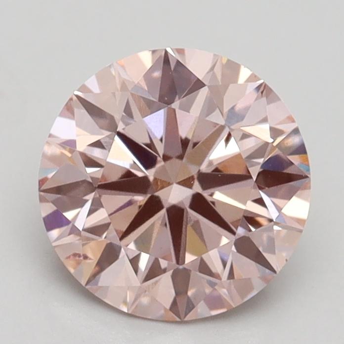 1.52 Ct. Fancy Intense Pink Round Lab Grown Diamond