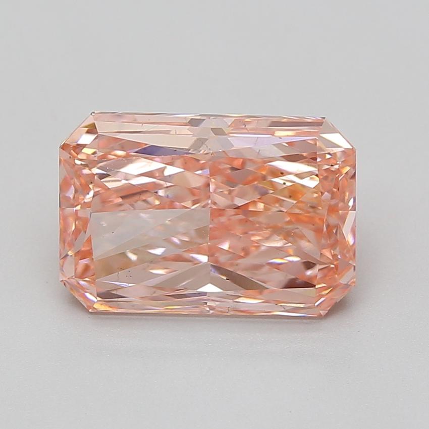 5.01 Ct. Fancy Vivid Pink Radiant Lab Grown Diamond