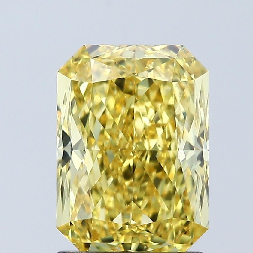 2.07 Ct. Fancy Vivid Yellow Radiant Lab Grown Diamond