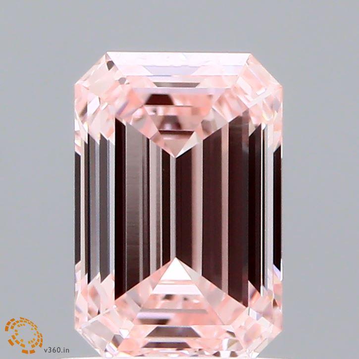 1.21 Ct. Fancy Intense Pink Emerald Lab Grown Diamond
