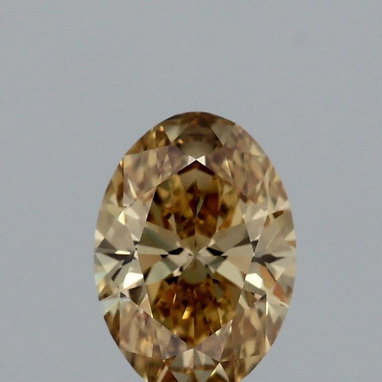 1.00 Ct. Fancy Intense Yellow Oval Lab Grown Diamond