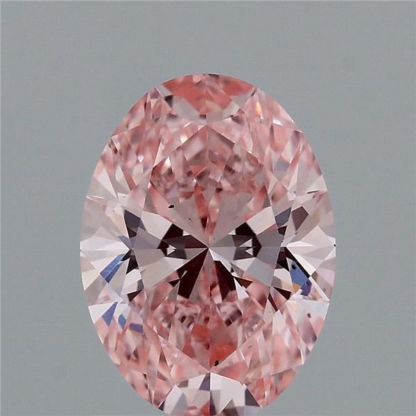 1.45 Ct. Fancy Vivid Pink Oval Lab Grown Diamond