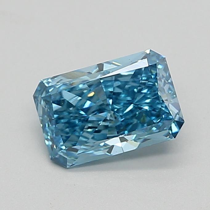1.51 Ct. Fancy Vivid  Blue Radiant Lab Grown Diamond