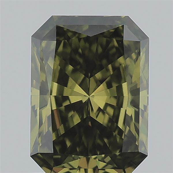 1.06 Ct. Fancy Vivid Green Radiant Lab Grown Diamond
