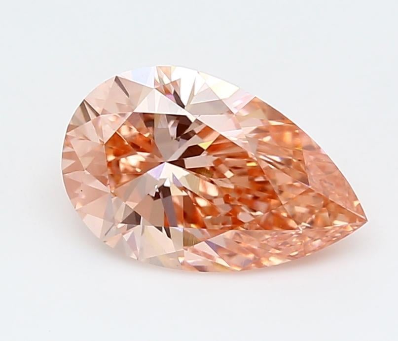 2.50 Ct. Fancy Vivid  Pink Pear Lab Grown Diamond