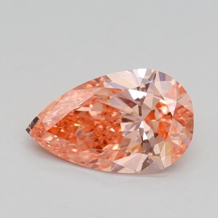 0.56 Ct. Fancy Intense Pink Pear Lab Grown Diamond