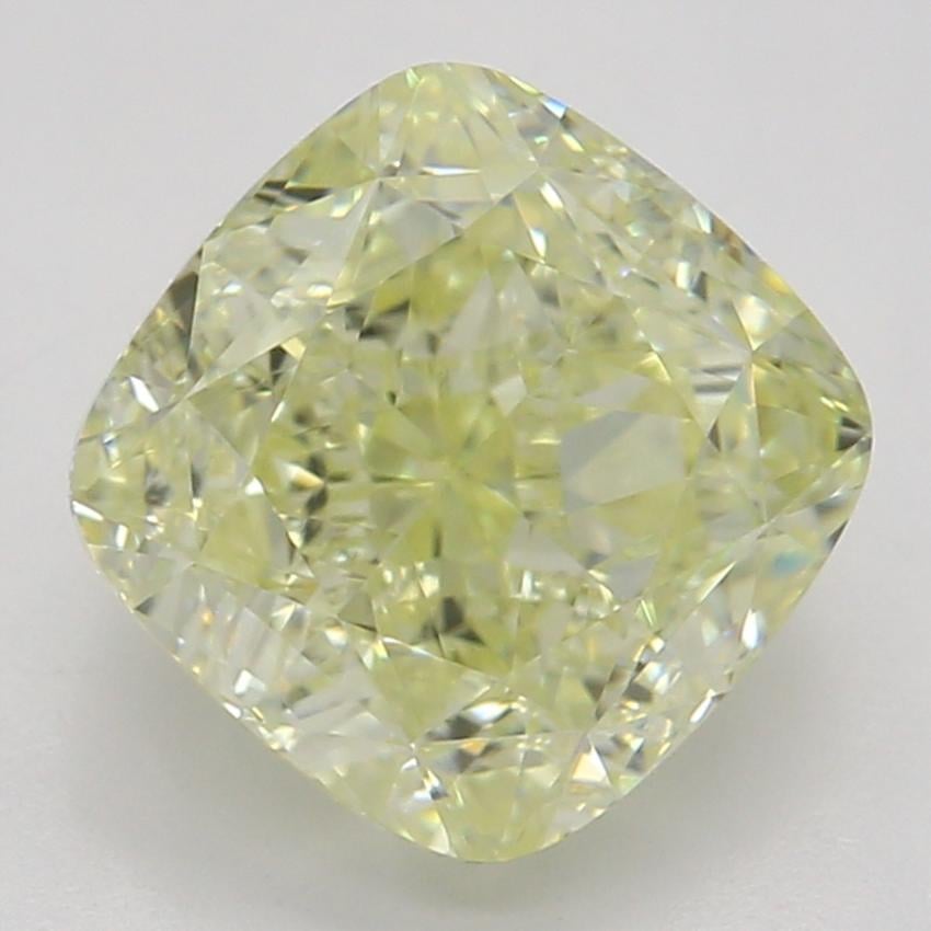 1.72 Ct. Fancy Light Yellow Cushion Diamond