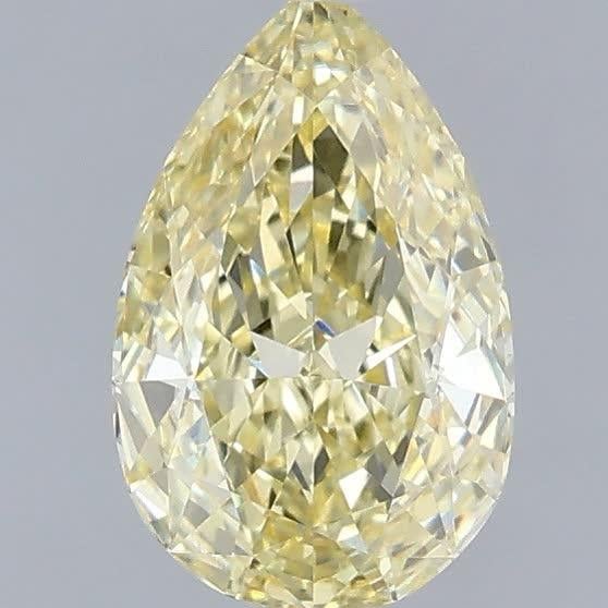 1.00 Ct. Fancy Intense  Yellow Pear Lab Grown Diamond