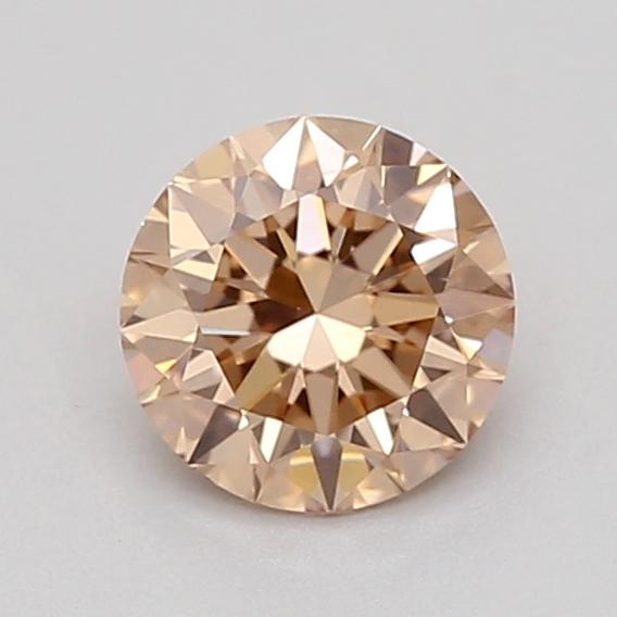 0.29 Ct. Very Light  Brown Round Lab Grown Diamond